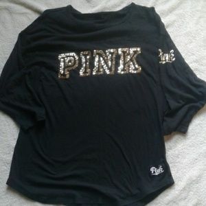 .Vs pink  bling t shirt